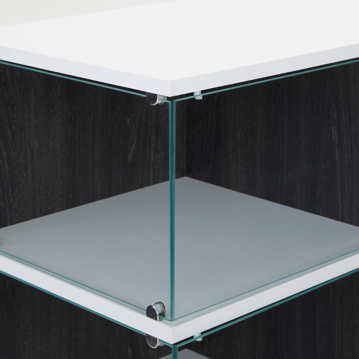 COMODĂ 120/77/40 cm  - sidefiu/alb, Design, plastic/sticlă (120/77/40cm) - MID.YOU