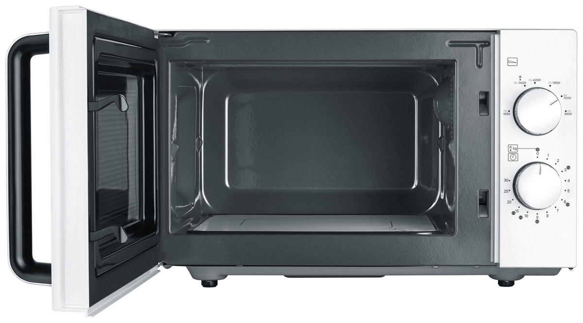 MIKROWELLE 776500  - Schwarz/Weiß, Basics, Kunststoff/Metall (46.5/27,5/43,8cm) - Severin