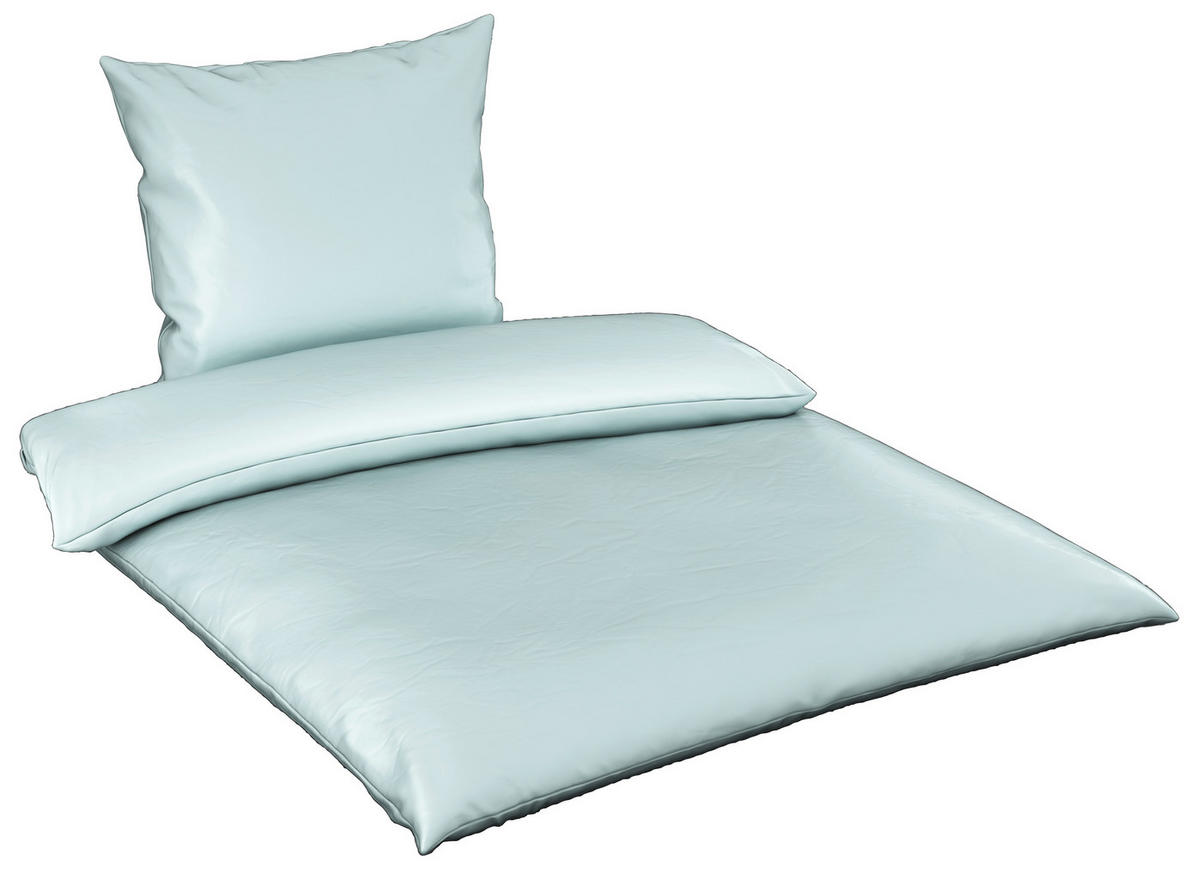 BETTWÄSCHE Satin 155/220 cm  - Silberfarben, Textil (155/220cm) - Novel