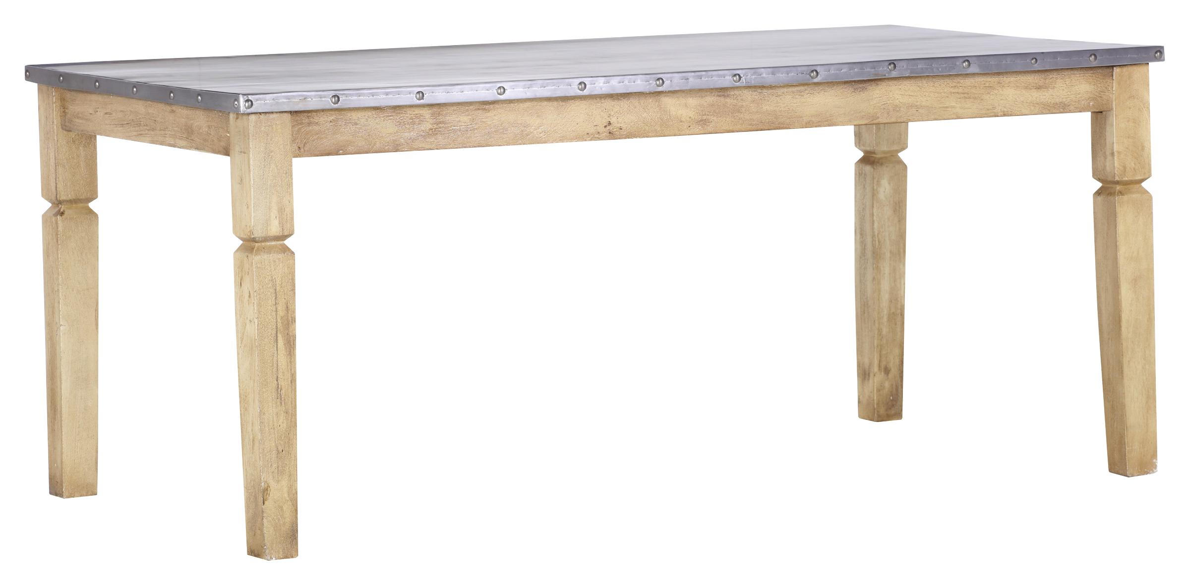 Esstisch in Holz, Metall 175/90/77 cm