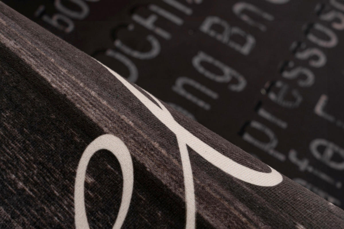 FLACHWEBETEPPICH 60/180 cm Schwarz rechteckig  - Schwarz, Basics, Textil (60/180cm) - Kayoom