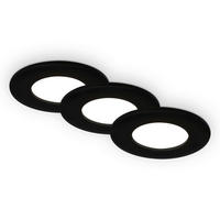 VGRADNA SVETILKA ZA KOPALNICO       8,5 cm      4000 K - črna, Basics, umetna masa (8,5cm)