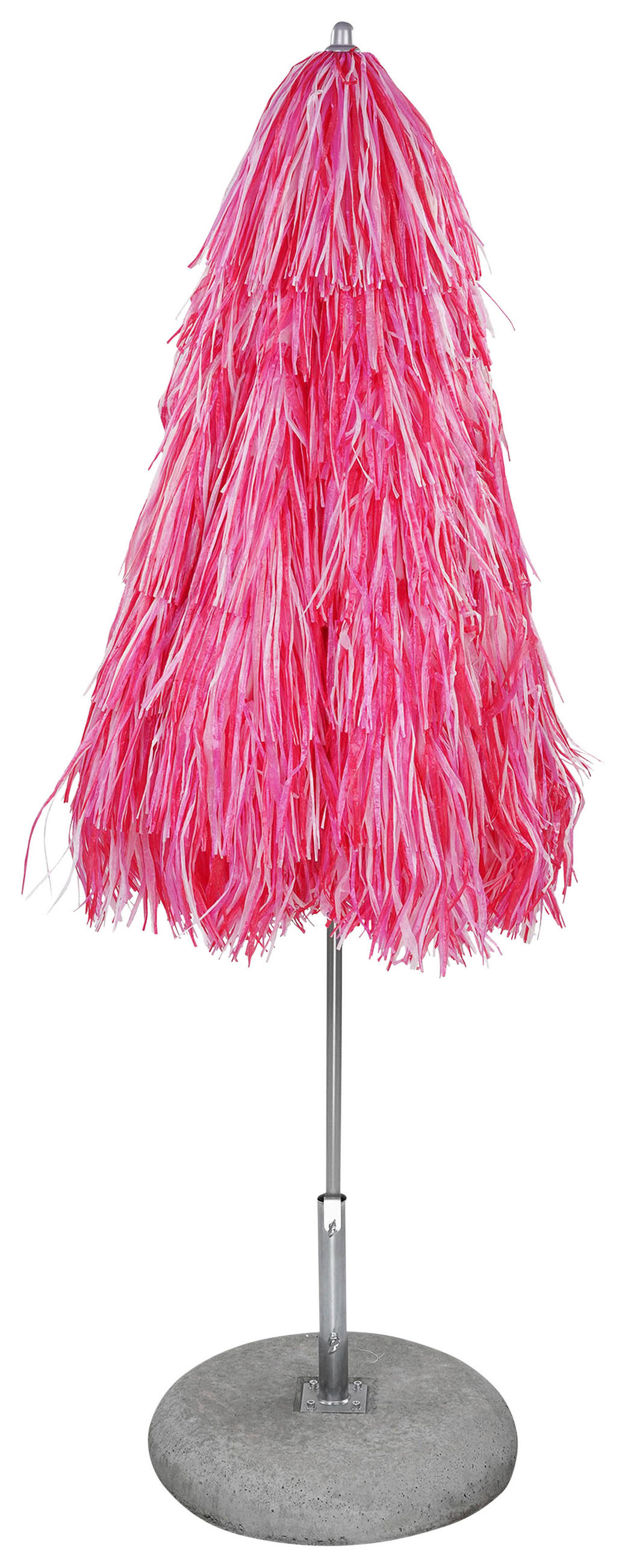 SONNENSCHIRM 200x200 cm Rosa  - Alufarben/Rosa, Design, Textil/Metall (200/200cm) - Jan Kurtz