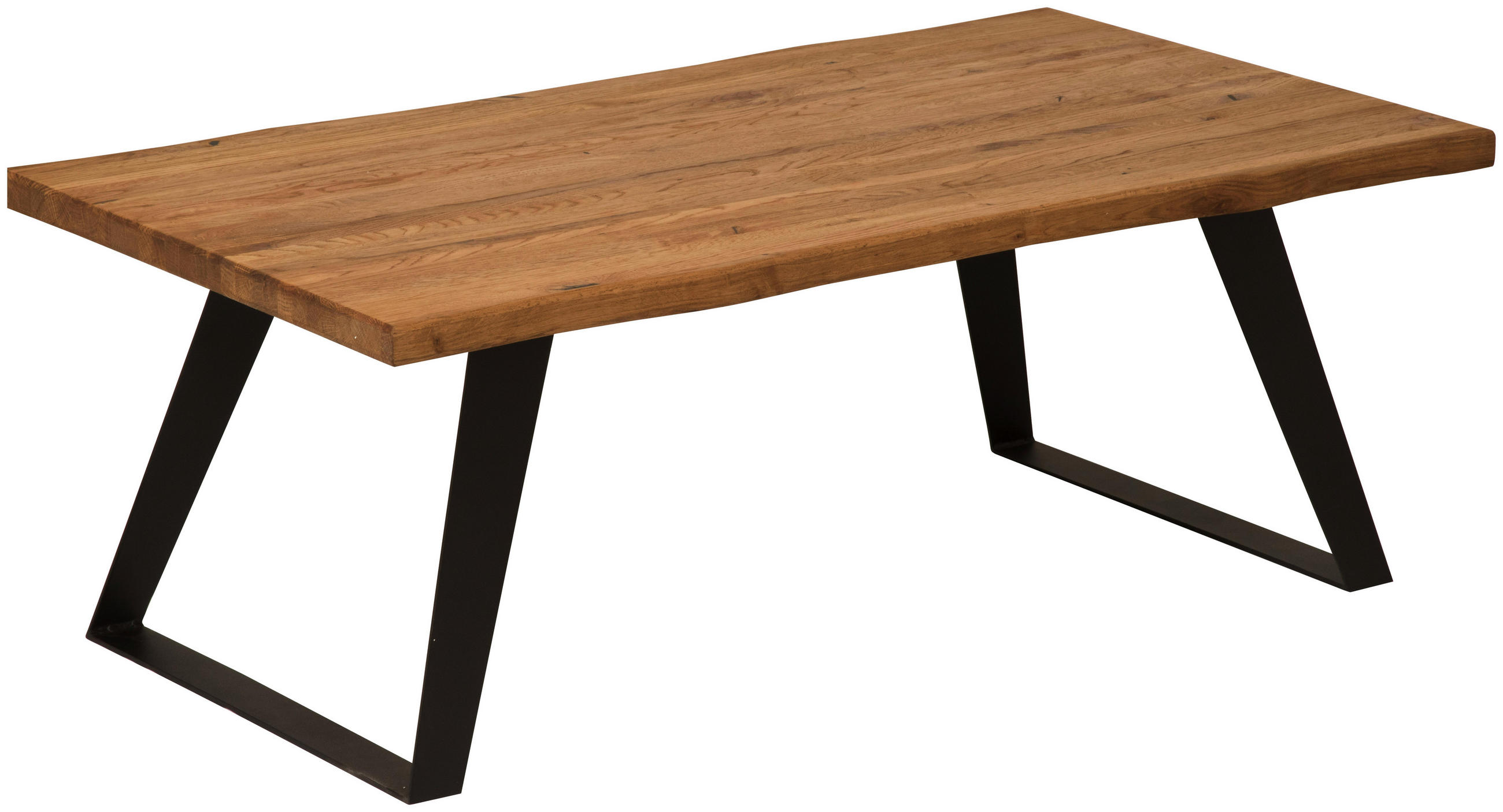 Couchtisch in Holz, Metall 110/60/40 cm