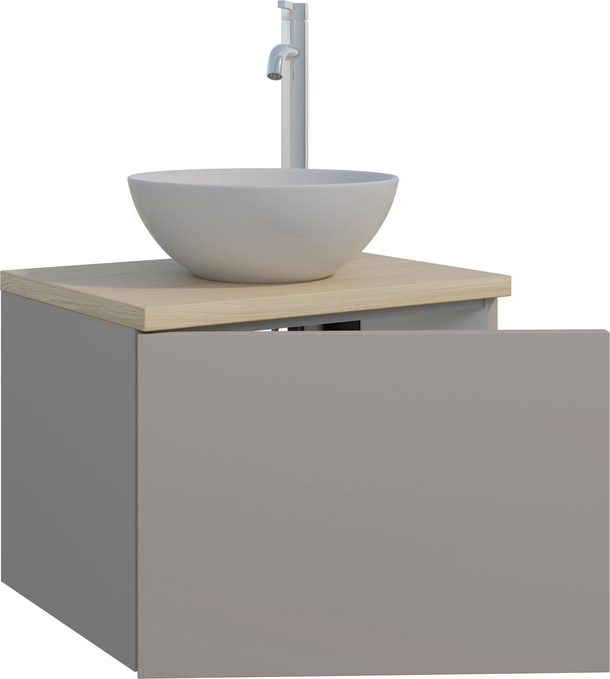 BADEZIMMER 3-teilig  in 50,3 cm  - Eichefarben/Beigebraun, MODERN, Keramik/Holzwerkstoff (50,3cm) - Celina Home