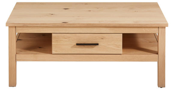 COUCHTISCH in Holz 110/70,2/44,8 cm  - Eichefarben/Schwarz, KONVENTIONELL, Holz/Metall (110/70,2/44,8cm) - Cantus