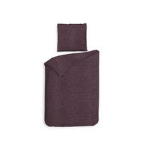 BETTWÄSCHE Franela Flanell 155/220 cm  - Brombeere, Basics, Textil (155/220cm)