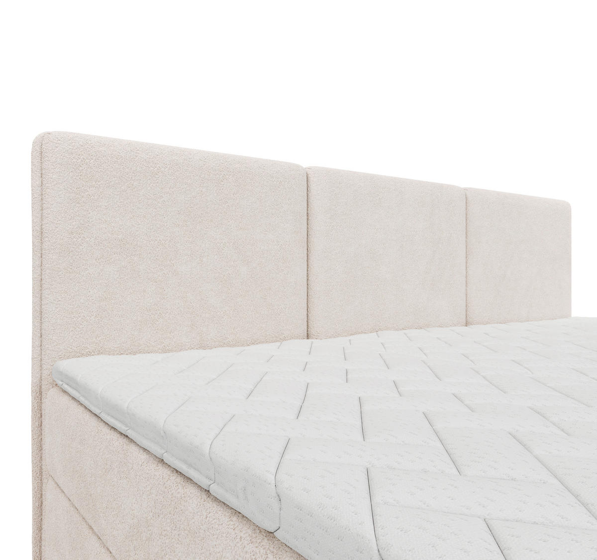 FAMILIENBETT - Creme/Schwarz, MODERN, Holz/Holzwerkstoff (270/200cm) - MID.YOU