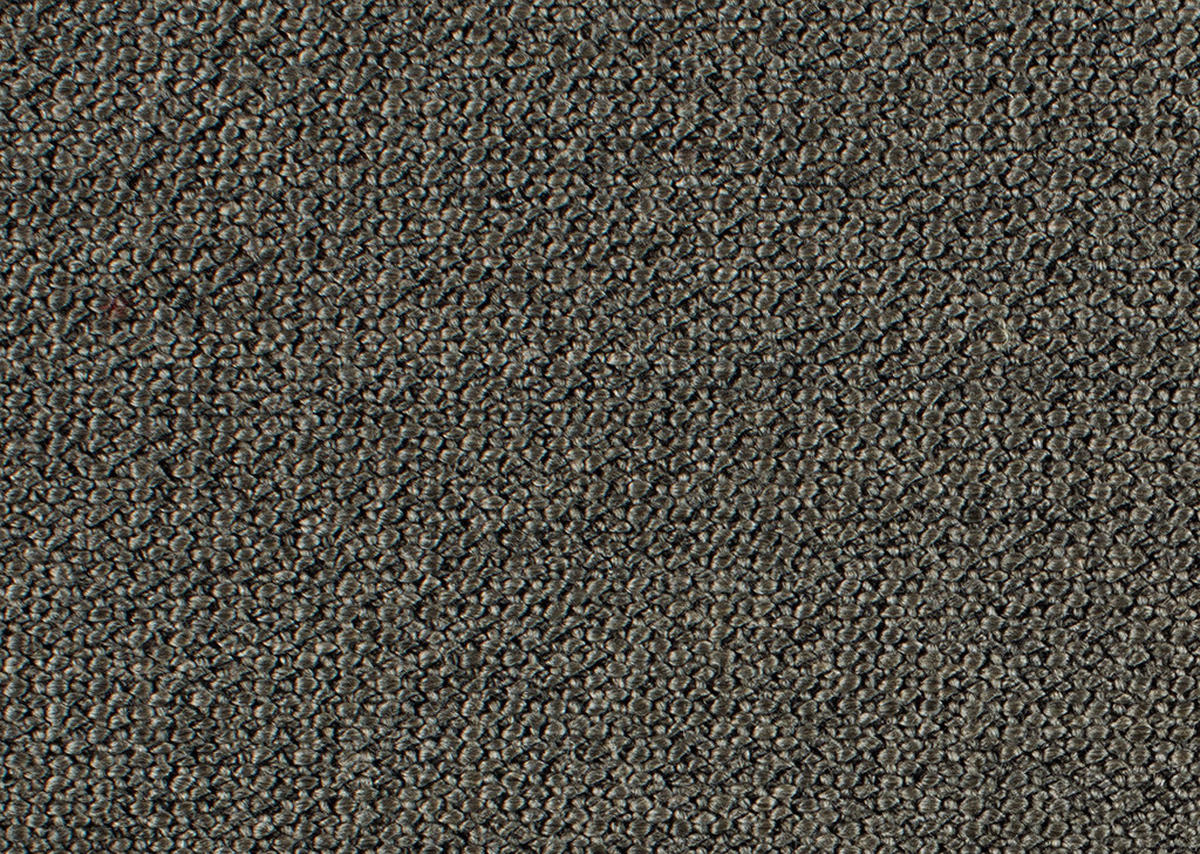 ECKSOFA in Flachgewebe Graubraun  - Anthrazit/Graubraun, Design, Textil/Metall (280/165cm) - Johann Jakob