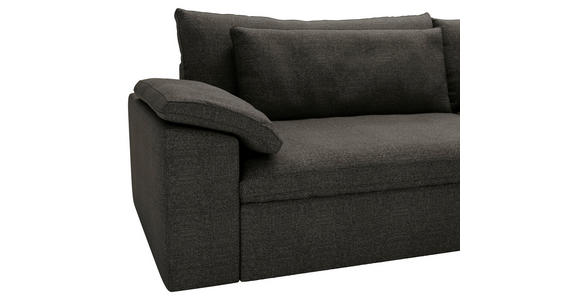 ECKSOFA  in Webstoff Anthrazit  306/198 cm  - Anthrazit/Schwarz, MODERN, Kunststoff/Textil (306/198cm) - Carryhome