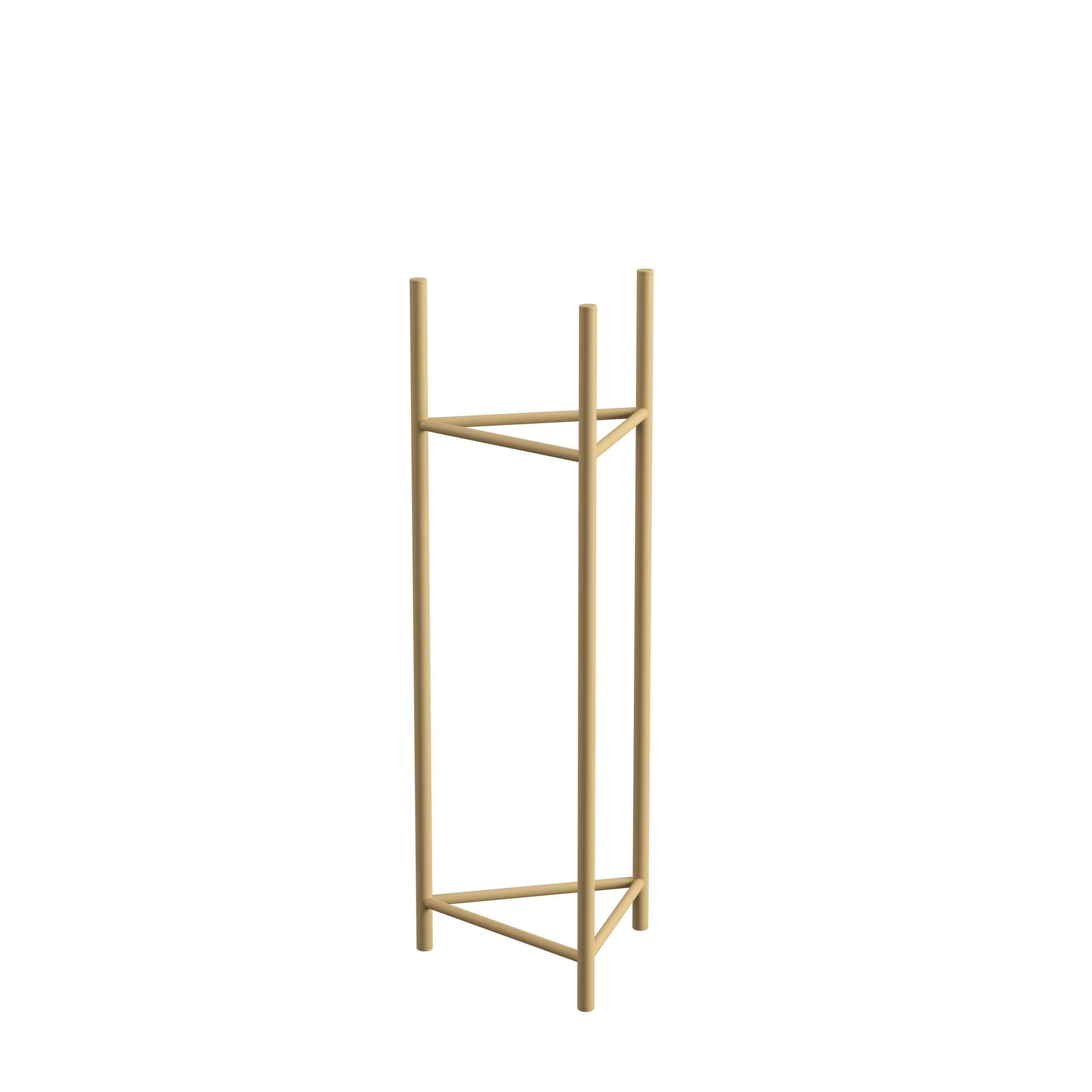 BLUMENSTÄNDER Metall  - Goldfarben, Basics, Metall (27/75/27cm)