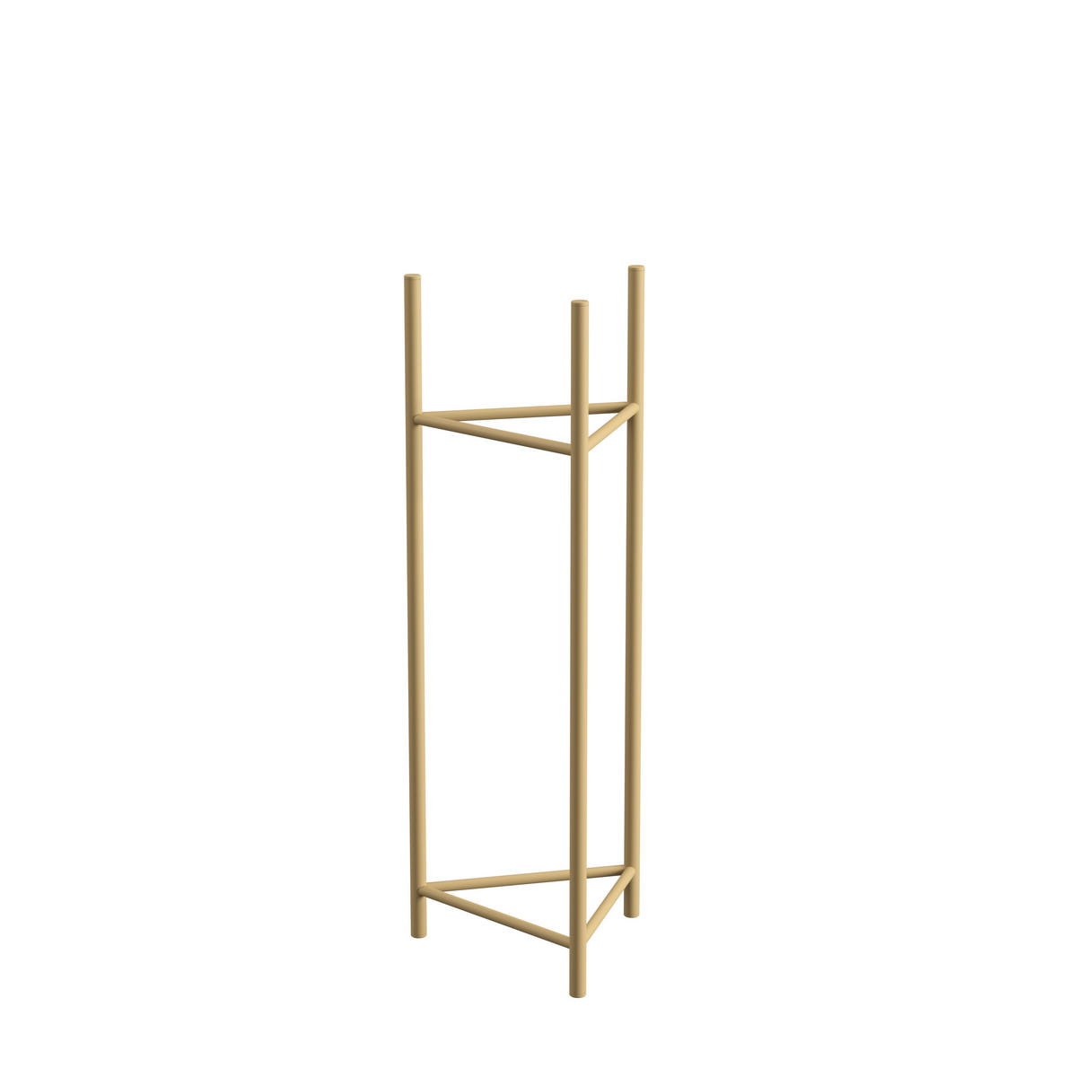 BLUMENSTÄNDER Metall  - Goldfarben, Basics, Metall (27/75/27cm)