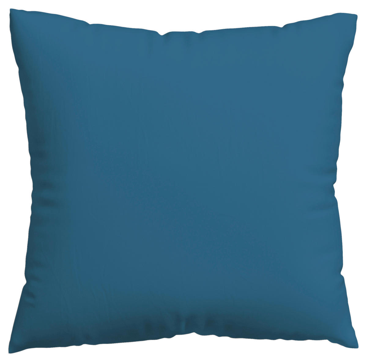 KOPFKISSENBEZUG WOVEN SATIN 80/80 cm  - Blau, Basics, Textil (80/80cm) - Schlafgut