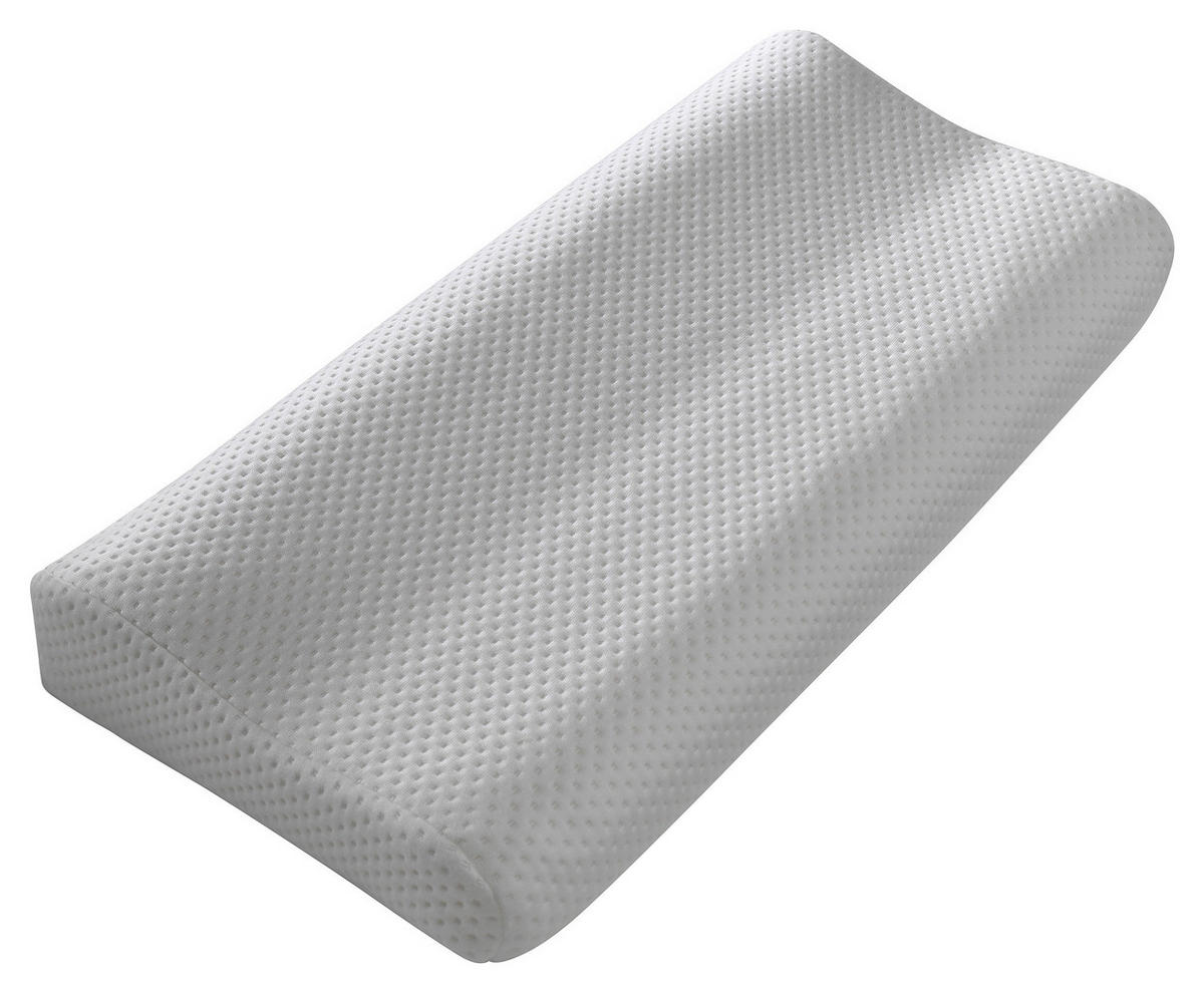 NACKENSTÜTZKISSEN 62/32 cm  - Weiß, Basics, Textil (62/32cm) - Dieter Knoll