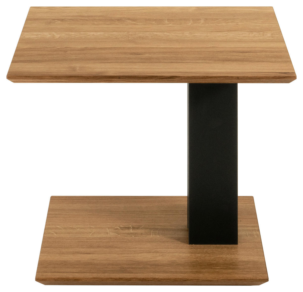 BEISTELLTISCH in Holz, Holzwerkstoff 55/47/47-65 cm  - Eichefarben/Graphitfarben, Natur, Holz/Holzwerkstoff (55/47/47-65cm) - Venda