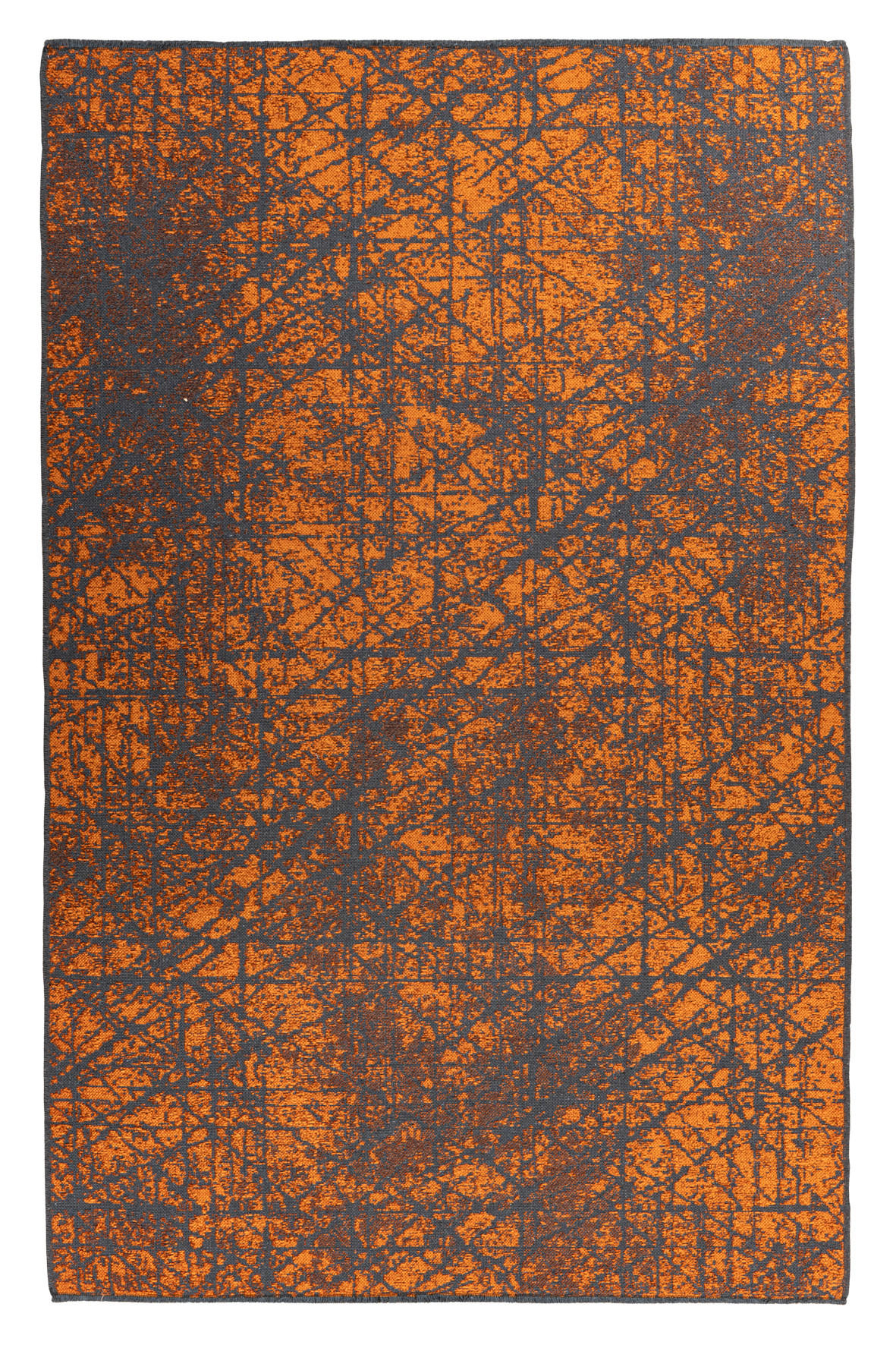 In- und Outdoorteppich 200/290 cm  - Terracotta/Orange, Design, Textil (200/290cm) - Novel