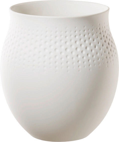 VASE Collier Blanc  - Creme, Basics, Keramik (16,5/17,5cm) - Villeroy & Boch