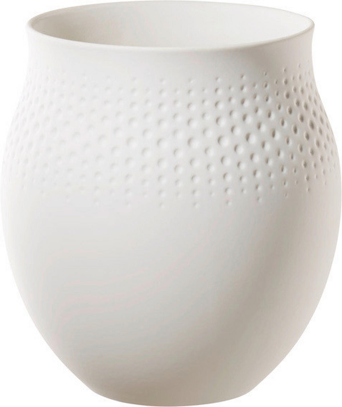 VASE Collier Blanc  - Creme, Basics, Keramik (16,5/17,5cm) - Villeroy & Boch