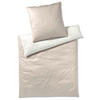 BETTWÄSCHESET Makosatin 160/210 cm  50 cm/70 cm  - Naturfarben, Basics, Textil (160/210cm) - Joop!