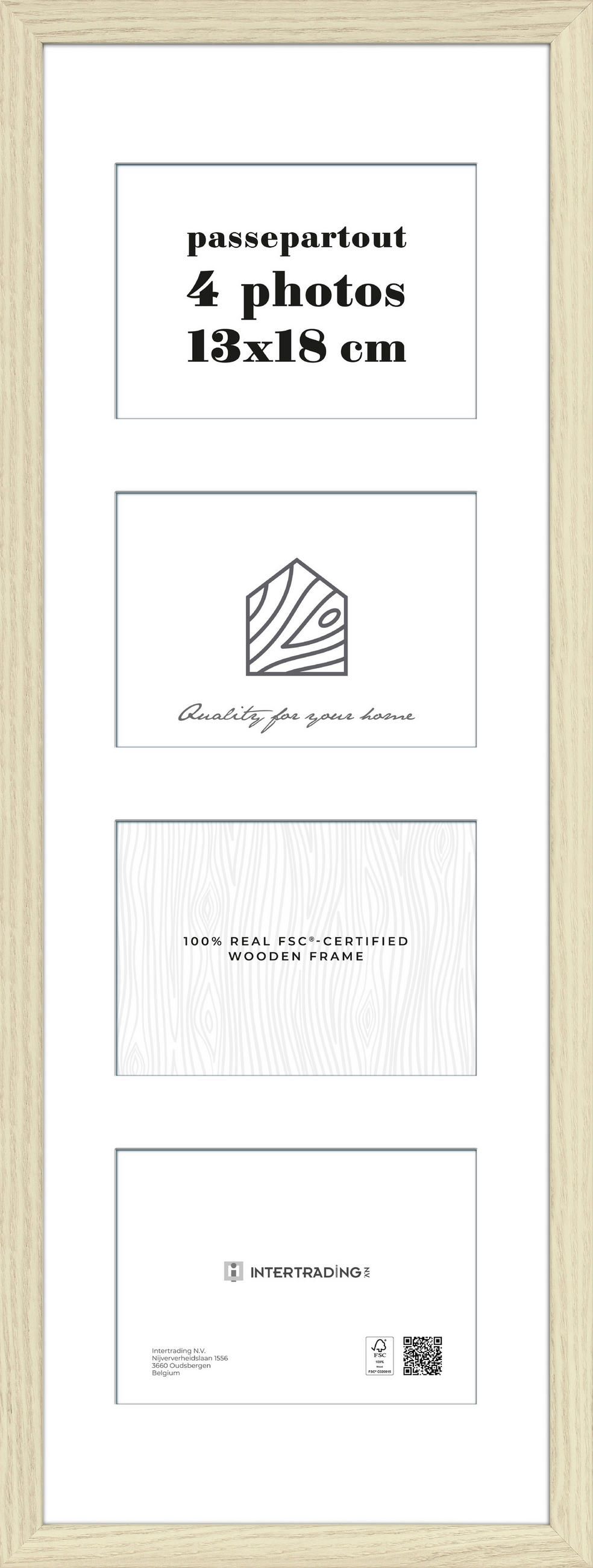 BILDERRAHMEN 28,1/74,2/2,5 cm  - Ahornfarben, Basics, Holzwerkstoff (28,1/74,2/2,5cm)