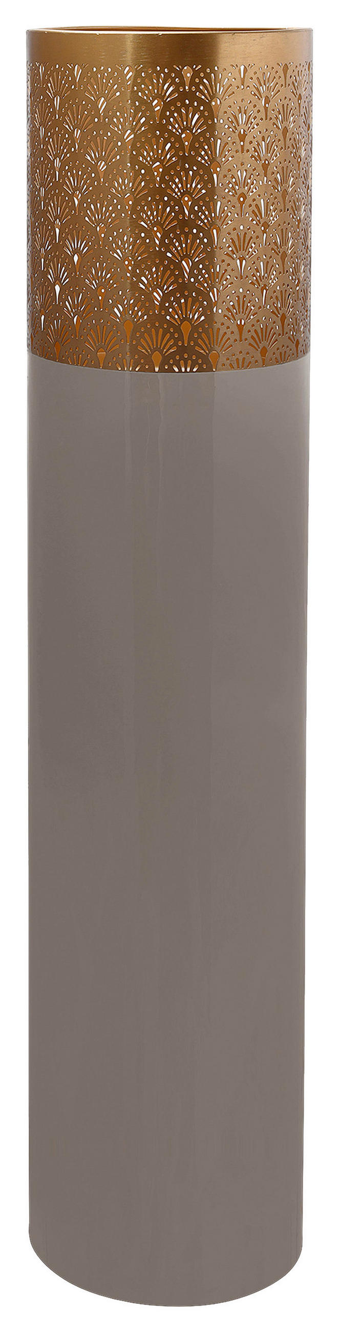 BODENVASE 121 cm  - Goldfarben, Trend, Metall (25/121cm) - Kayoom