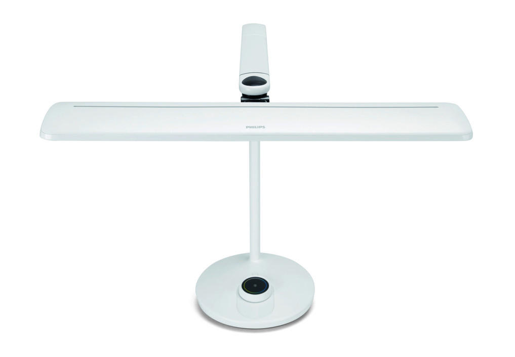SCHREIBTISCHLEUCHTE 45/41/43 cm   - Weiß, Design, Metall (45/41/43cm) - Philips