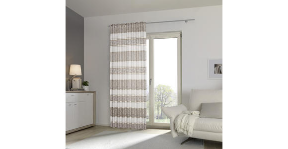 FERTIGVORHANG blickdicht - Beige, KONVENTIONELL, Textil (140/245cm) - Esposa