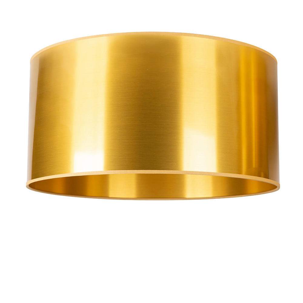 LEUCHTENSCHIRM Gold 50/25 cm   - Goldfarben, Basics, Textil/Metall (50/25cm)
