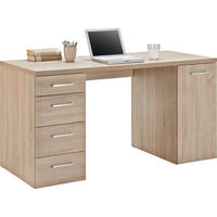 PC STŮL, barvy dubu, 139/74/60 cm - barvy dubu, Basics, kompozitní dřevo/plast (139/74/60cm) - Xora