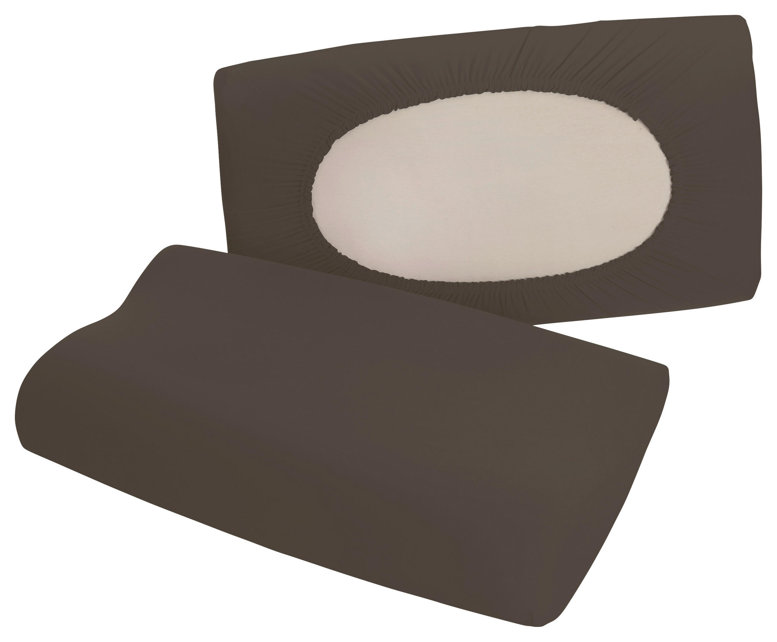 KOPFPOLSTERBEZUG PURE 40-70/40-90 cm - Sandfarben, Basics, Textil (40-70/40-90cm) - Schlafgut