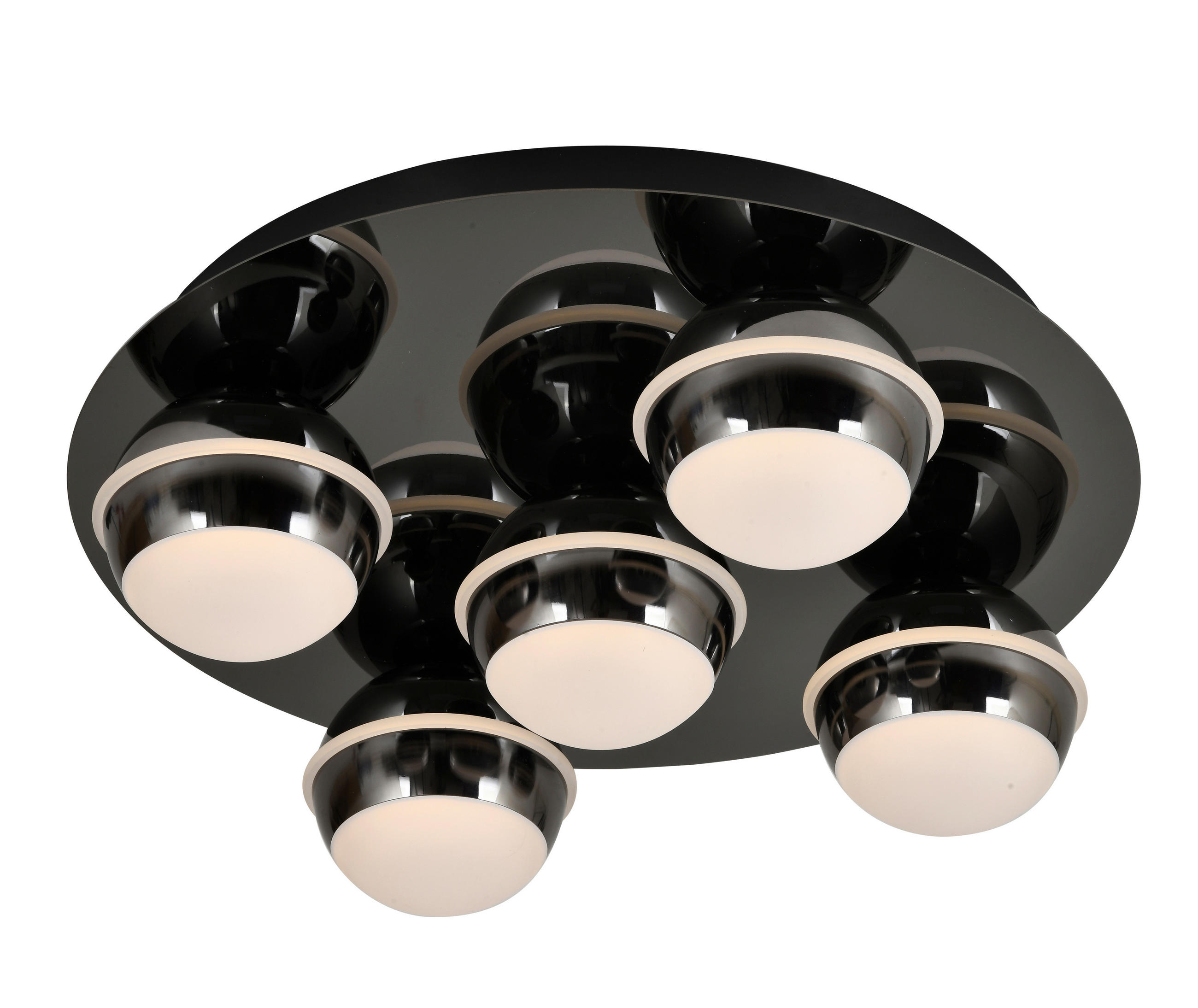 LED-DECKENLEUCHTE Biarritz 40/40/14 cm  - Sandfarben, Design, Kunststoff/Metall (40/40/14cm)