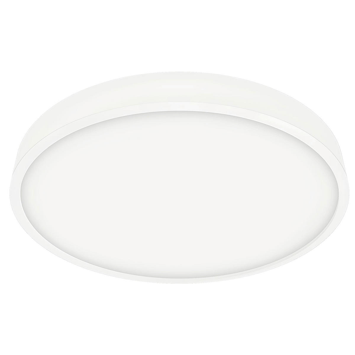 FÜRDŐSZOBAI MENNYEZETI LÁMPA - fehér, Basics, fém (2,5/28/28cm)