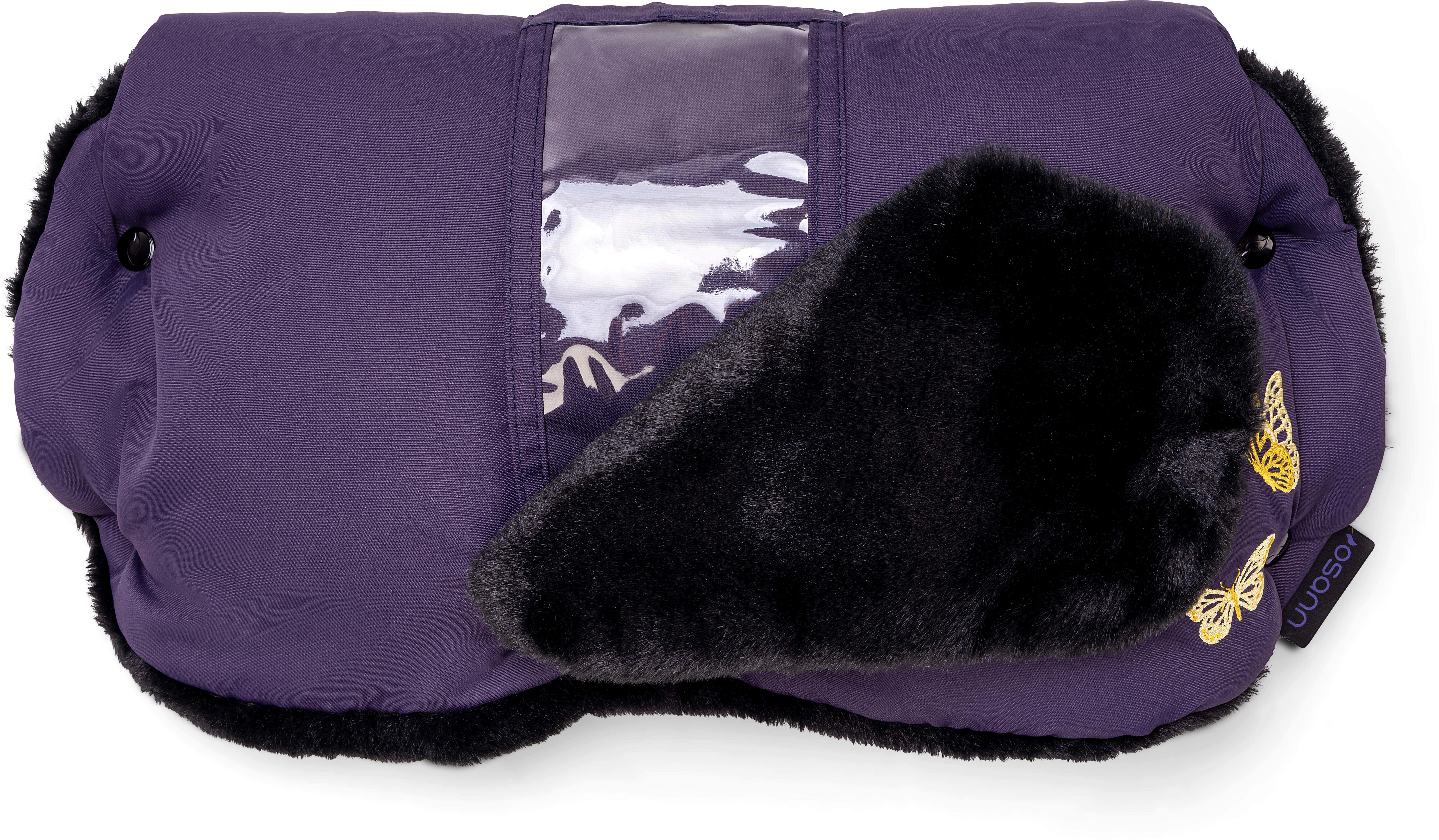 HANDMUFF Blackberry - Lila/Violett, Basics, Textil (7/27/47cm) - Osann