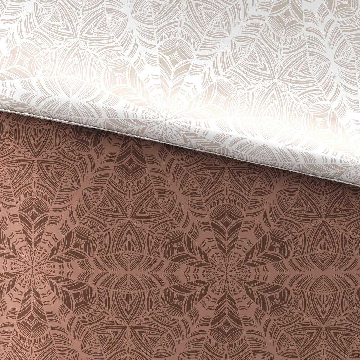 POSTEĽNÁ BIELIZEŇ, satén, taupe, 140/200 cm - taupe, Konventionell, textil (140/200cm) - Esposa