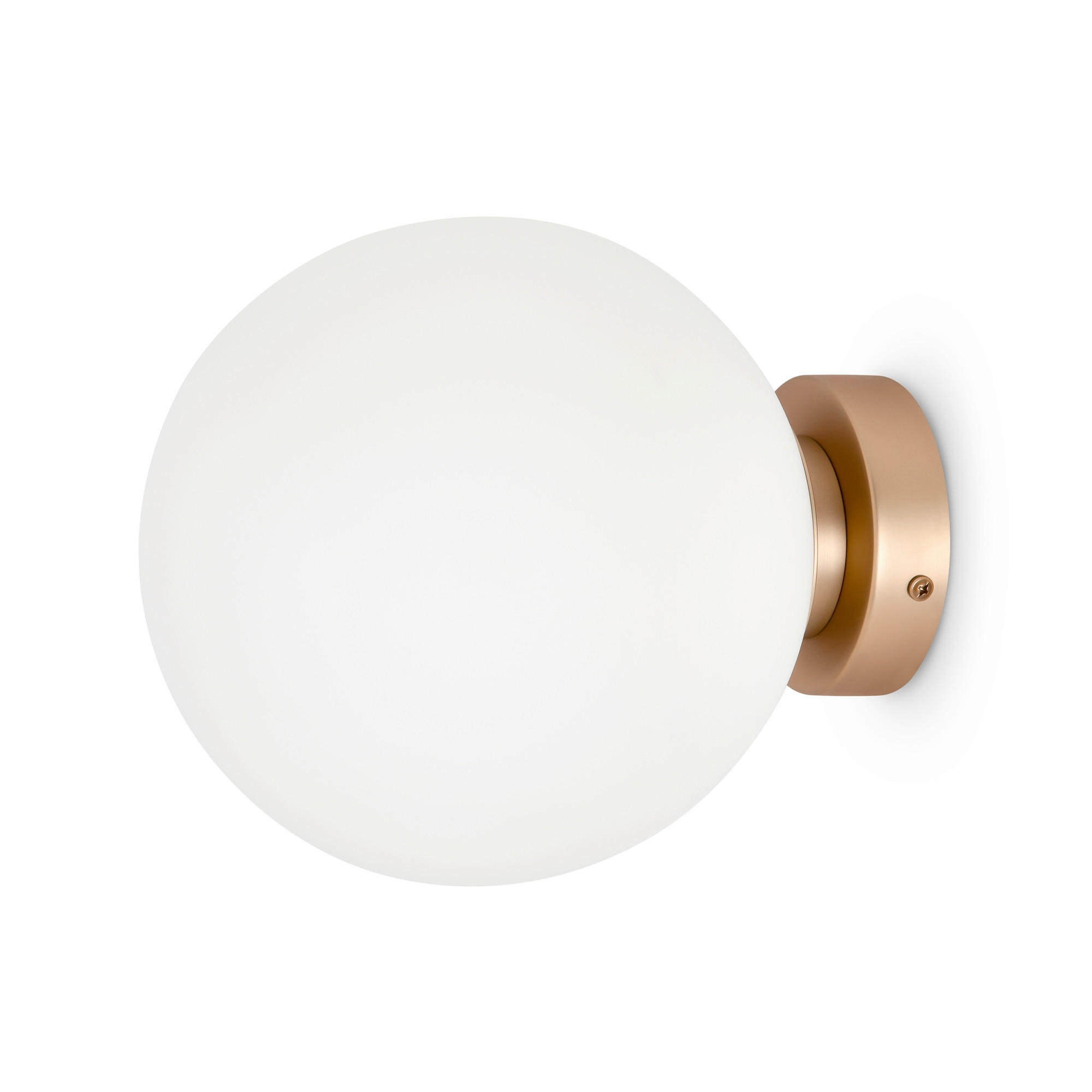 WANDLEUCHTE Modern 20/23 cm   - Goldfarben/Weiß, Trend, Glas/Metall (20/23cm) - MAYTONI
