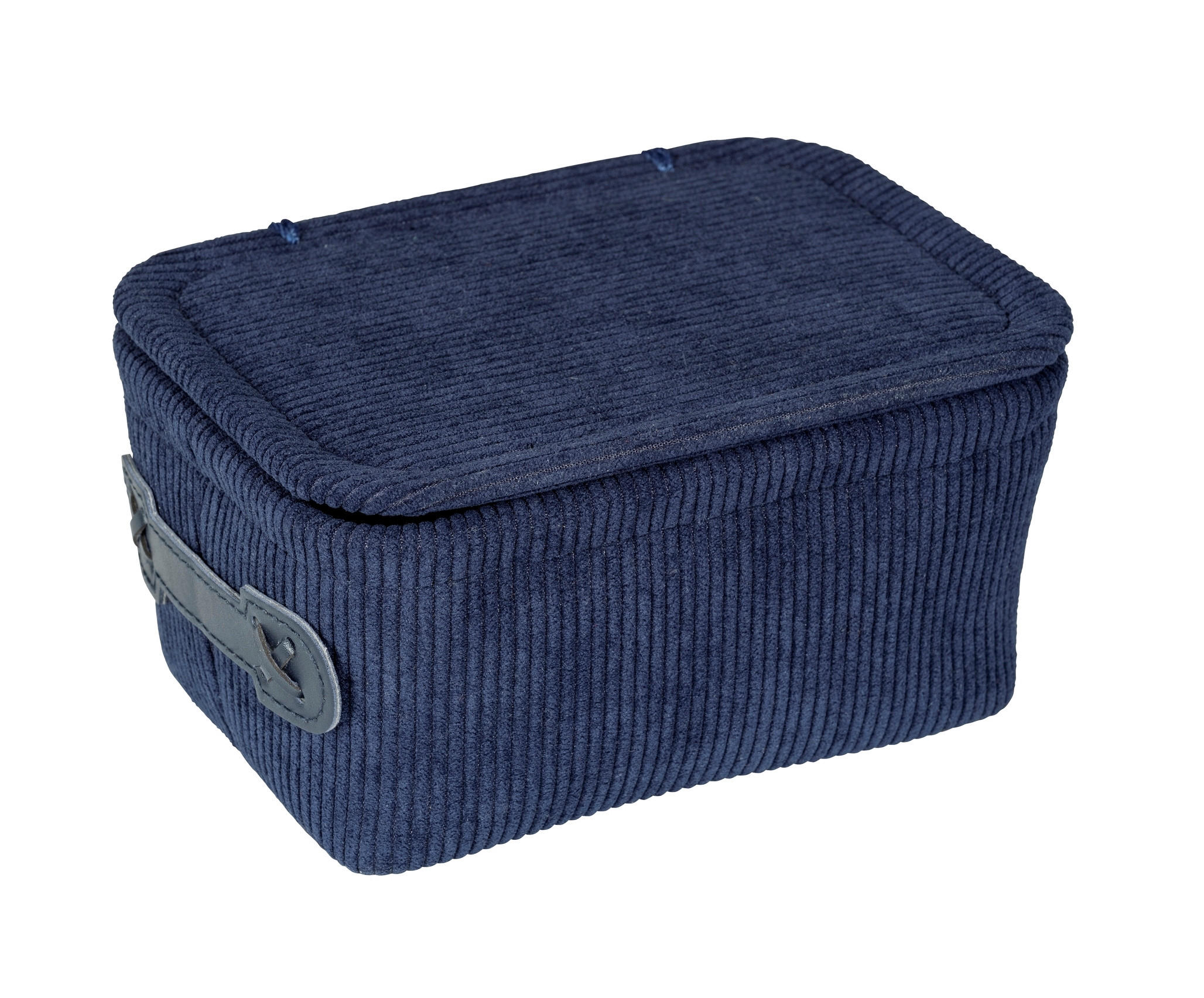 AUFBEWAHRUNGSKÖRBCHEN  - Dunkelblau, Basics, Textil (19/10/14cm) - Wenko