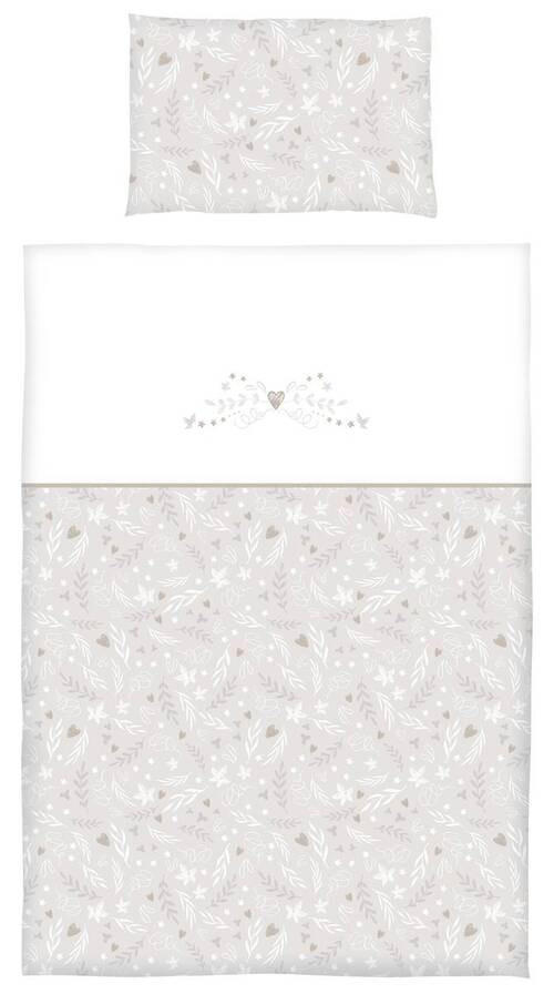 SET ZA DJEČJI KREVETIĆ 100/135 cm - taupe, Basics, tekstil (100/135cm) - Patinio