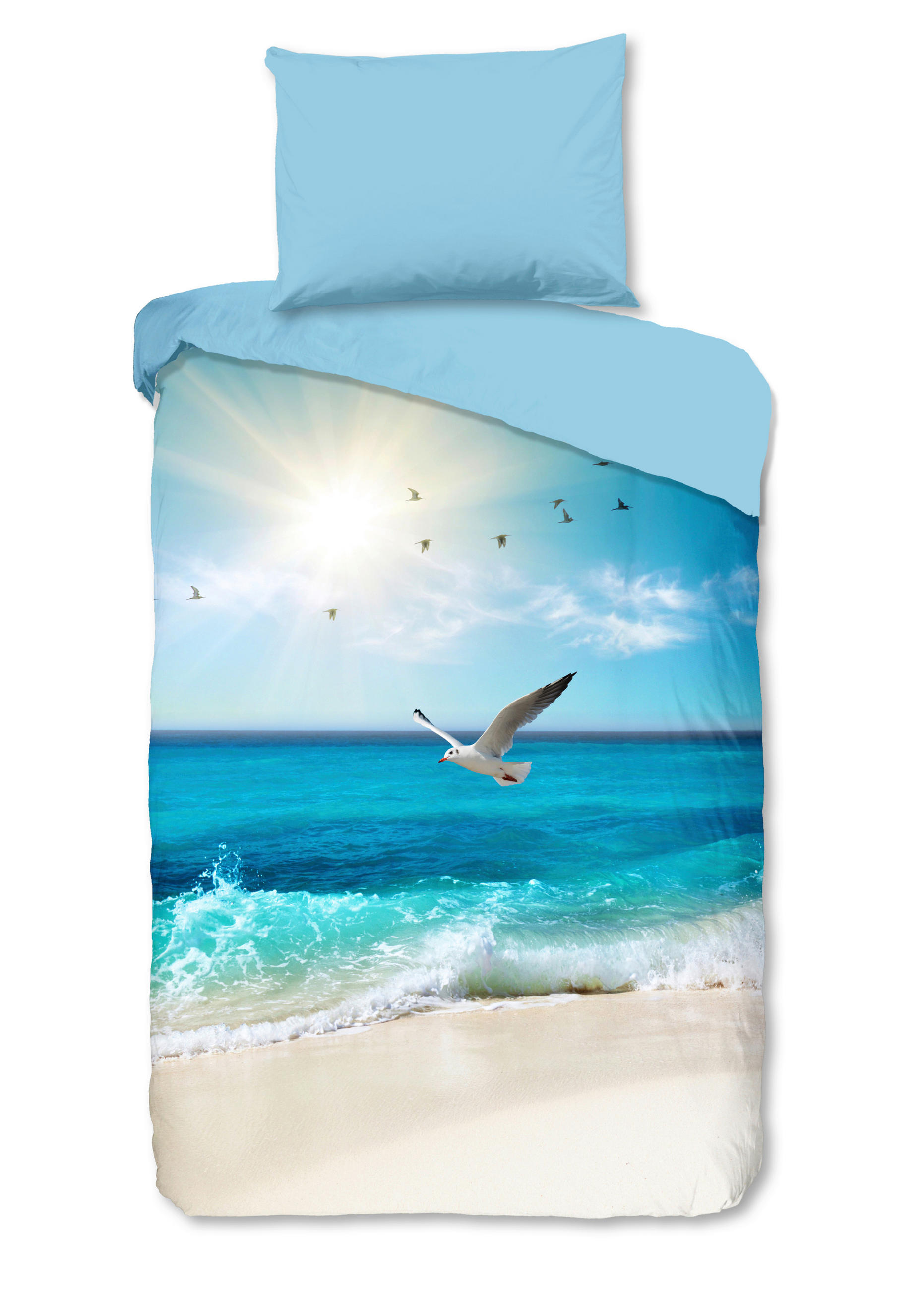 BETTWÄSCHE Good Morning Renforcé 140/200 cm  - Multicolor, Trend, Textil (140/200cm)