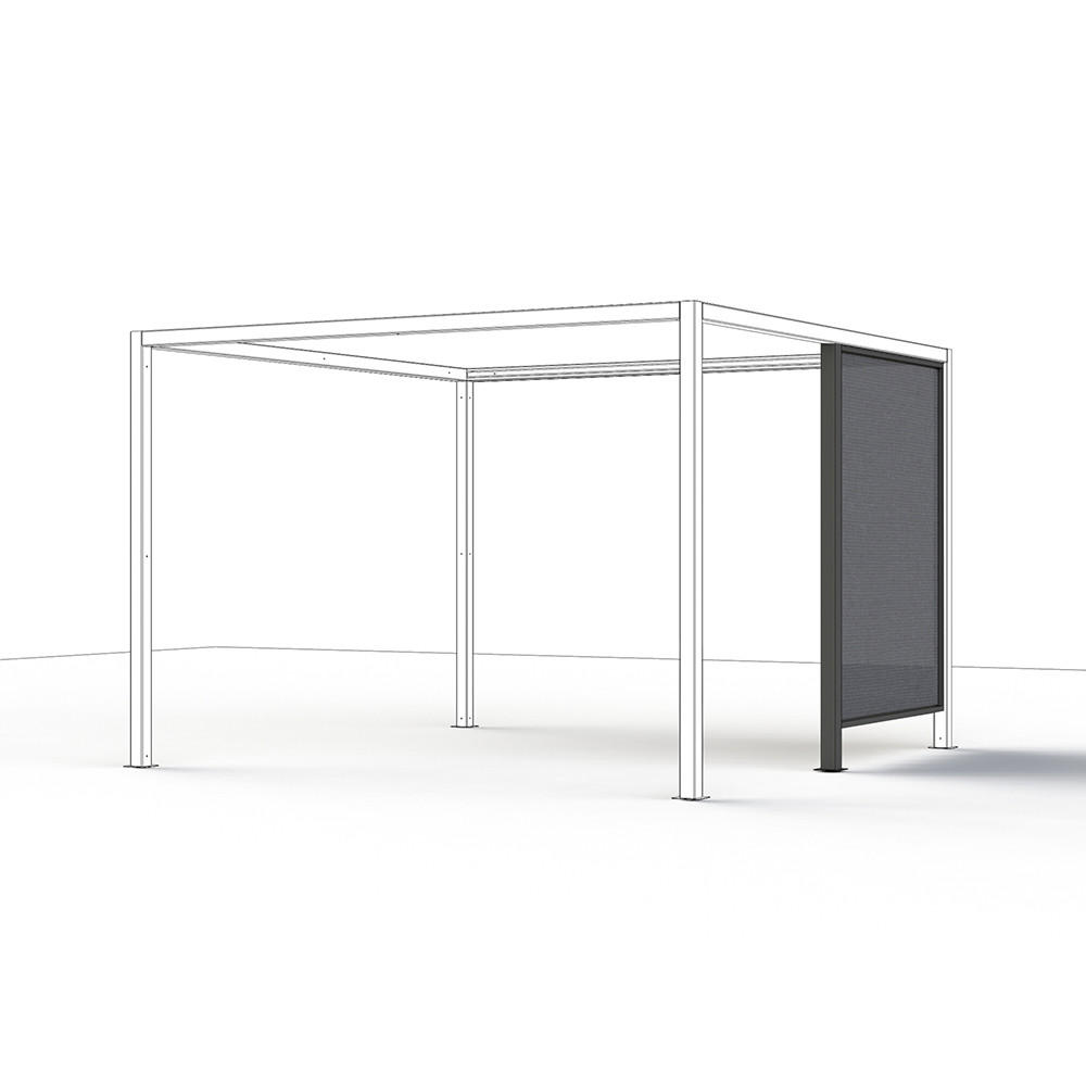 Siena Garden Pavillon-Seitenteil Anthrazit 150x210x0.5 cm