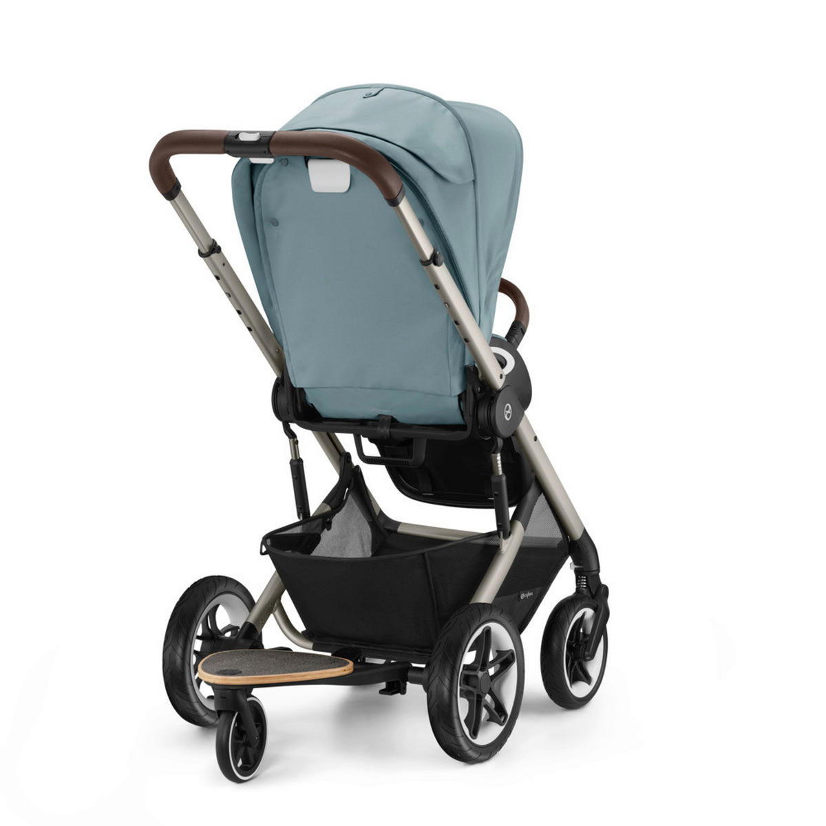 KINDERWAGEN  Talos S Lux  Stormy Blue  - Pastellblau/Silberfarben, Basics, Textil/Metall (91/80/112cm) - Cybex