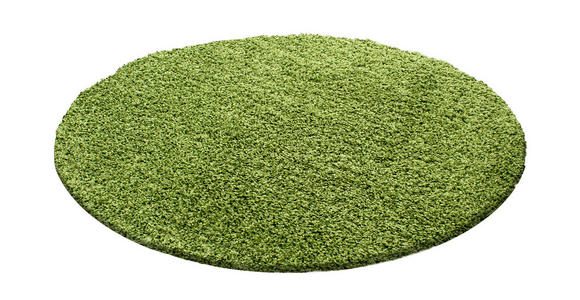 HOCHFLORTEPPICH 120 cm Life 1500 Grün  - Grün, KONVENTIONELL, Textil (120cm) - Novel