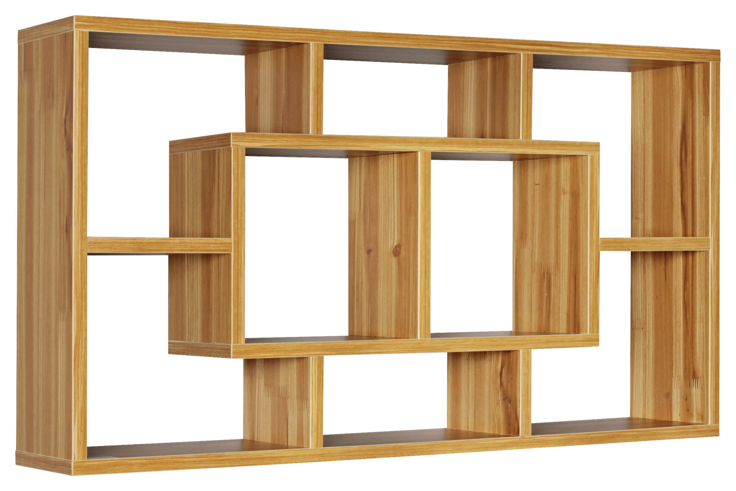VÄGGHYLLPLAN 85/47,5/16 cm  - bokfärgad, Klassisk, trämaterial (85/47,5/16cm) - MID.YOU