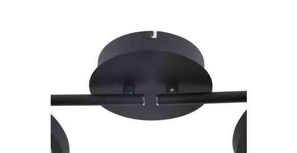 LED-STRAHLER 128/17/14 cm - Schwarz, LIFESTYLE, Kunststoff/Metall (128/17/14cm) - Novel