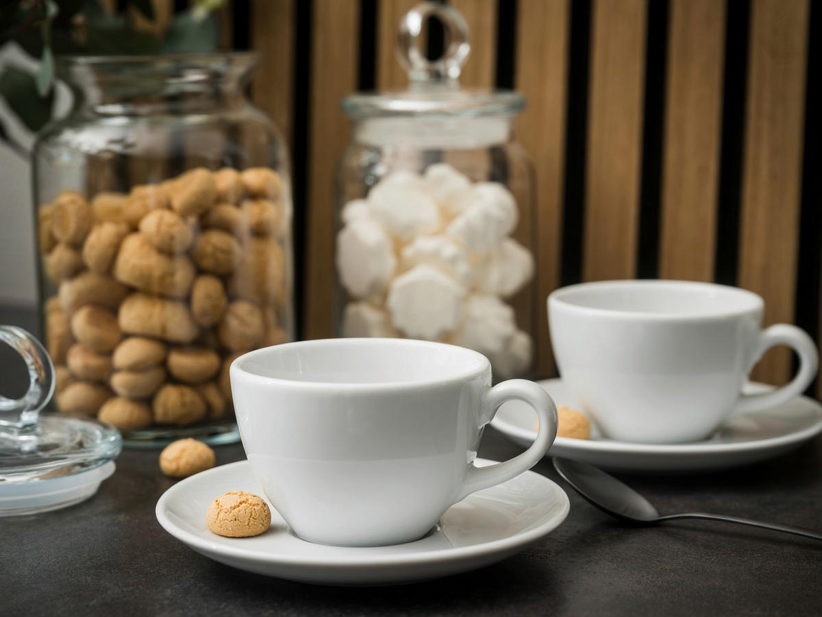 TASSENSET Bistrot Weiss 8-teilig  - Weiß, Basics, Keramik - Creatable