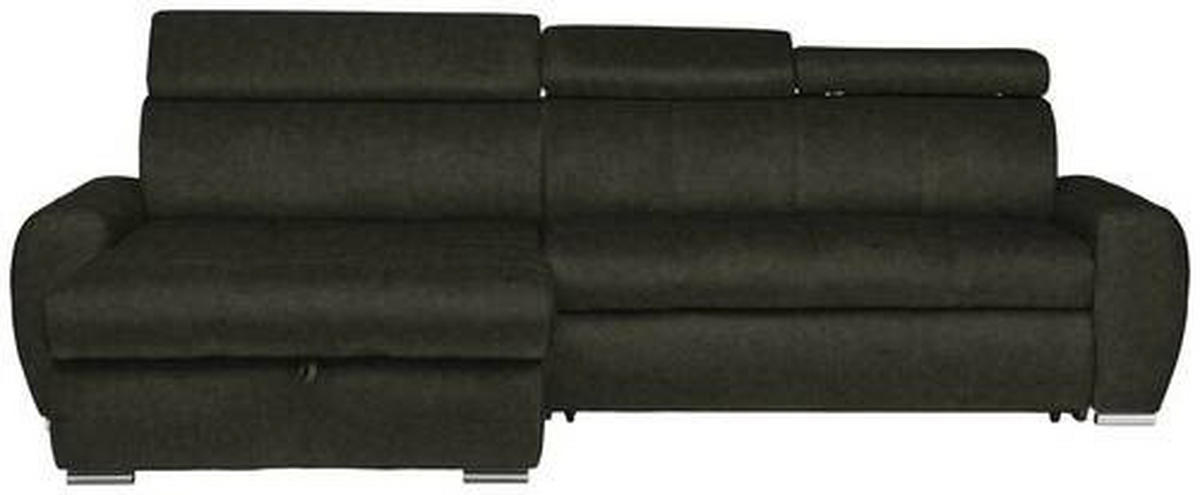Freisteller von Stylife ECKSOFA Waldgrün Velours.