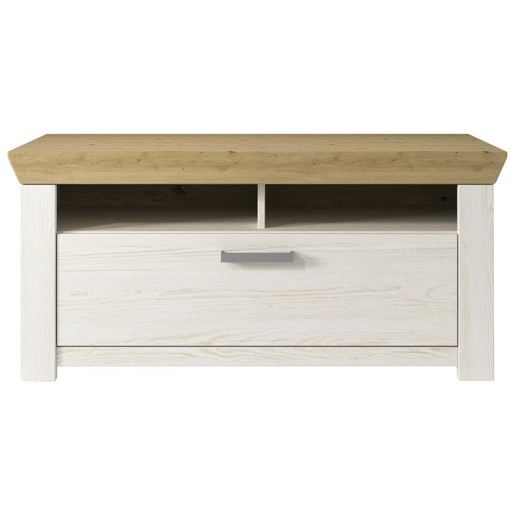 Thumbnail - SetOne by Musterring Garderobenbank, Eiche, Pinien, Metall, 1-Sitzer, 104.5x46.6x51.2 cm, Typenauswahl, Garderobe, Garde...