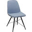 STUHL in Metall, Textil Blau, Schwarz - Blau/Schwarz, Design, Textil/Metall (60/86/58cm) - Carryhome STUHL in Metall, Textil Blau, Schwarz - Blau/Schwarz, Design, Textil/Metall (60/86/58cm) - Carryhome