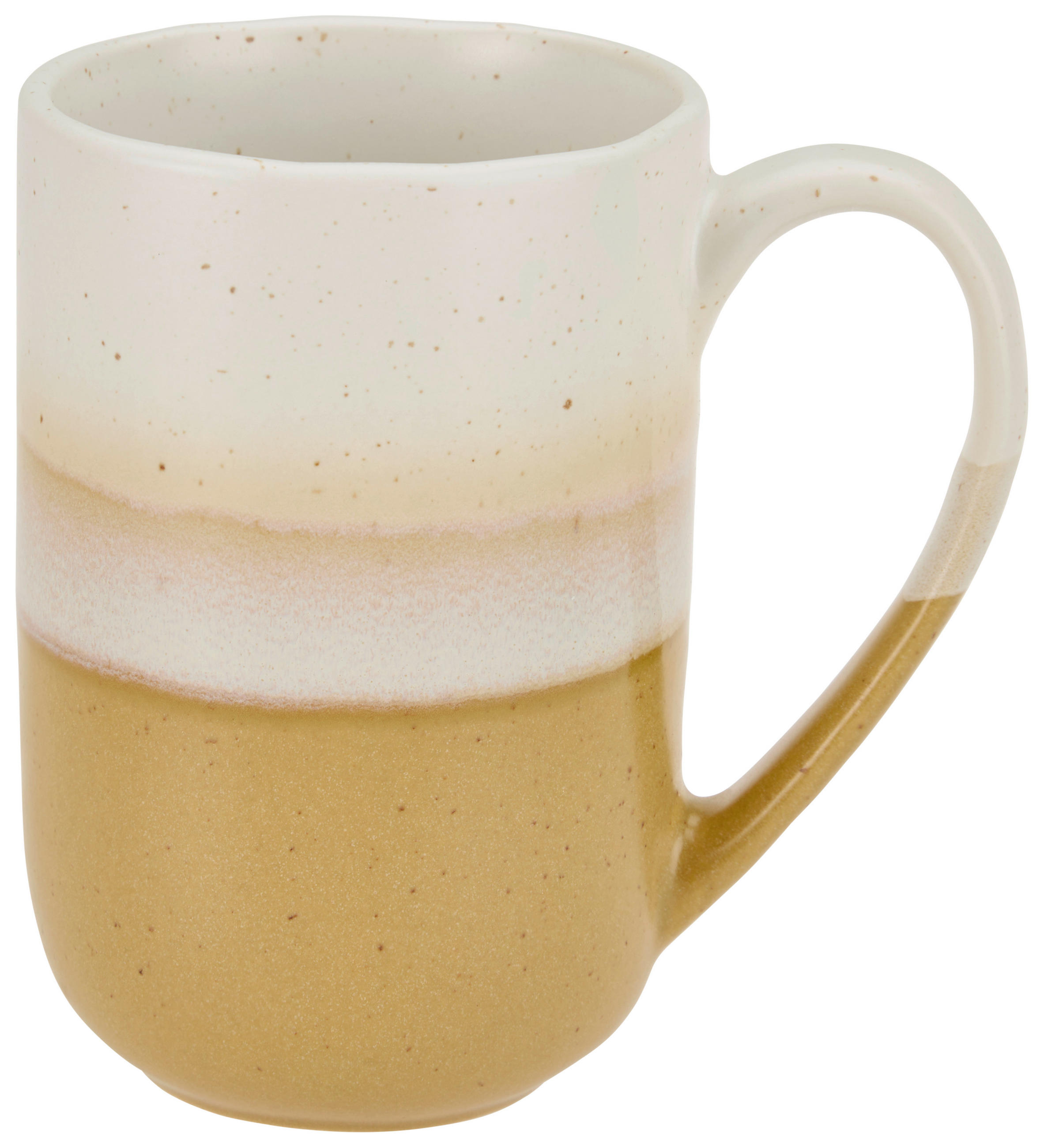 Cană Pentru Cafea 480 ml  - bej/galben curry, Trend, ceramică (8,8/13,2cm) - Landscape