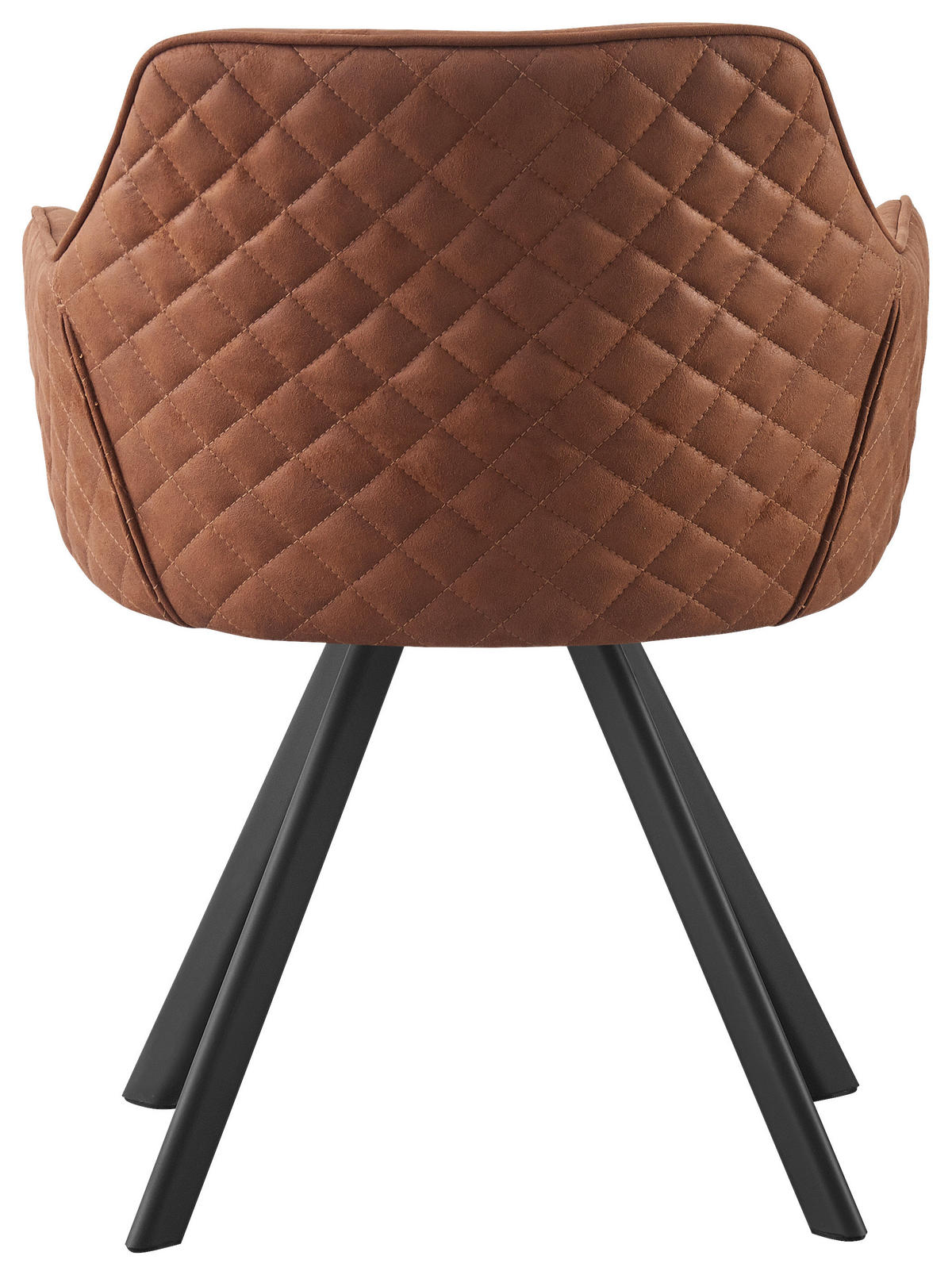 ŽIDLE S PODRUČKAMI, železo, mikrovlákno, černá, červenohnědá - černá/červenohnědá, Design, kov/textil (58,5/78,5/60cm) - Hom`in