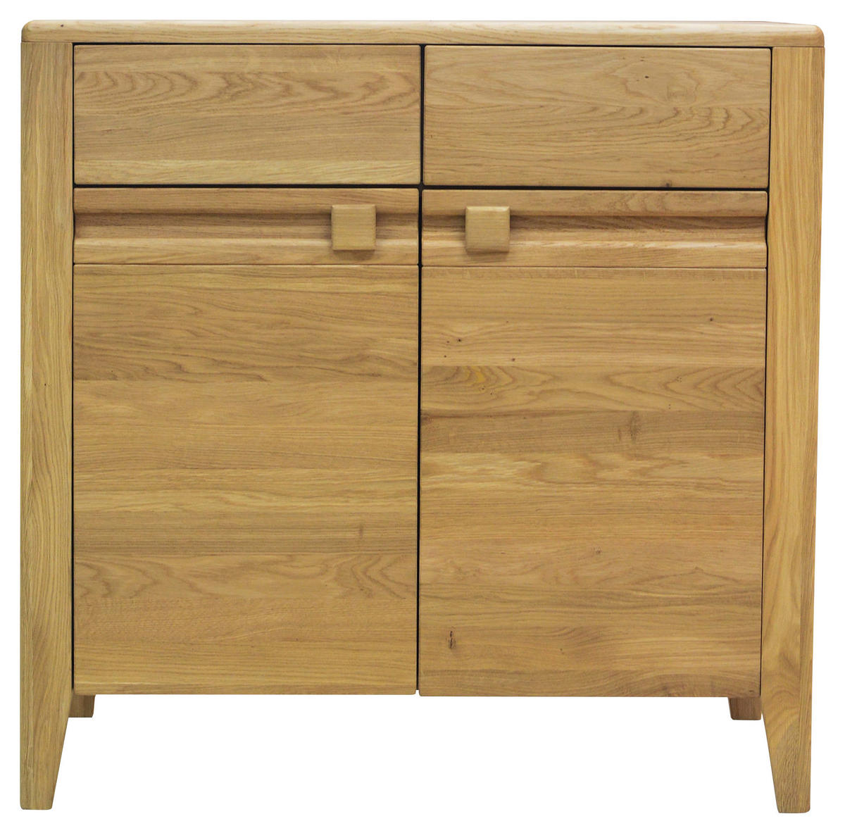 KOMMODE , 92,6/92/42,7 cm, 2 Schublade(n)  - Wildeiche/Eiche Artisan, KONVENTIONELL, Holz/Holzwerkstoff (92,6/92/42,7cm) - Linea Natura